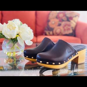 UGG®, NEW Judi Leather Clogs